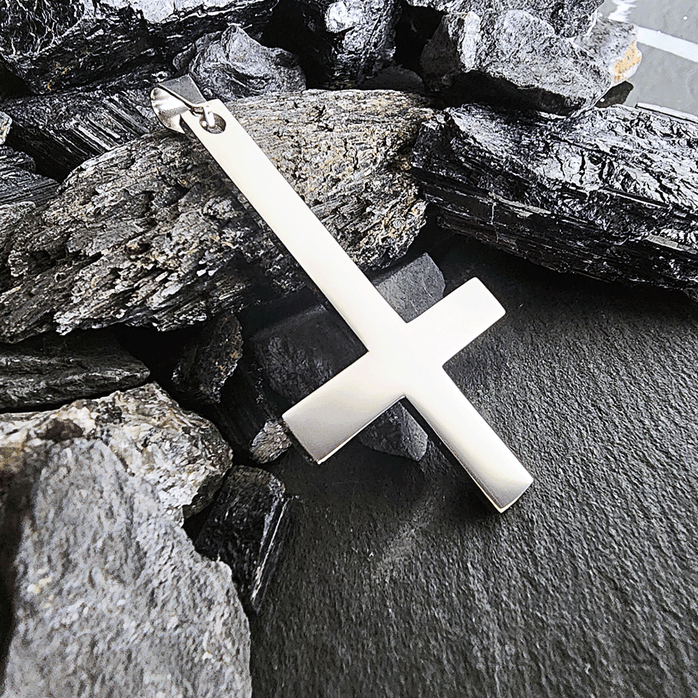 Inverted Cross Medallion - Satanme