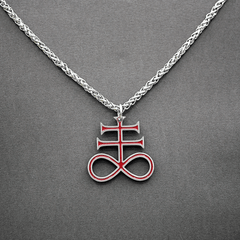 Veiled Brimstone - Hell Forged Steel Medallion - Satanme