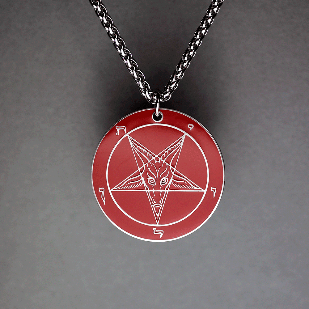 Baphomet Ritual Medallion - Hell Forged Steel - Satanme