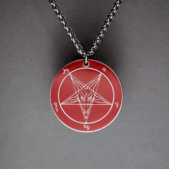 Baphomet Ritual Medallion - Hell Forged Steel - Satanme