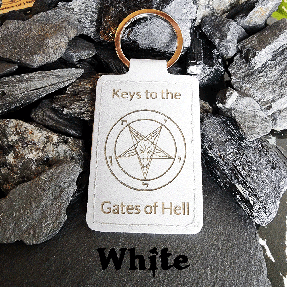 Satanme Leather Key Chain - Satanme