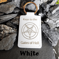 Satanme Leather Key Chain - Satanme