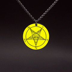 Baphomet Ritual Medallion - Hell Forged Steel - Satanme