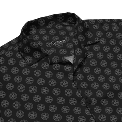 Baphomet Pattern Camp Shirt - Satanme