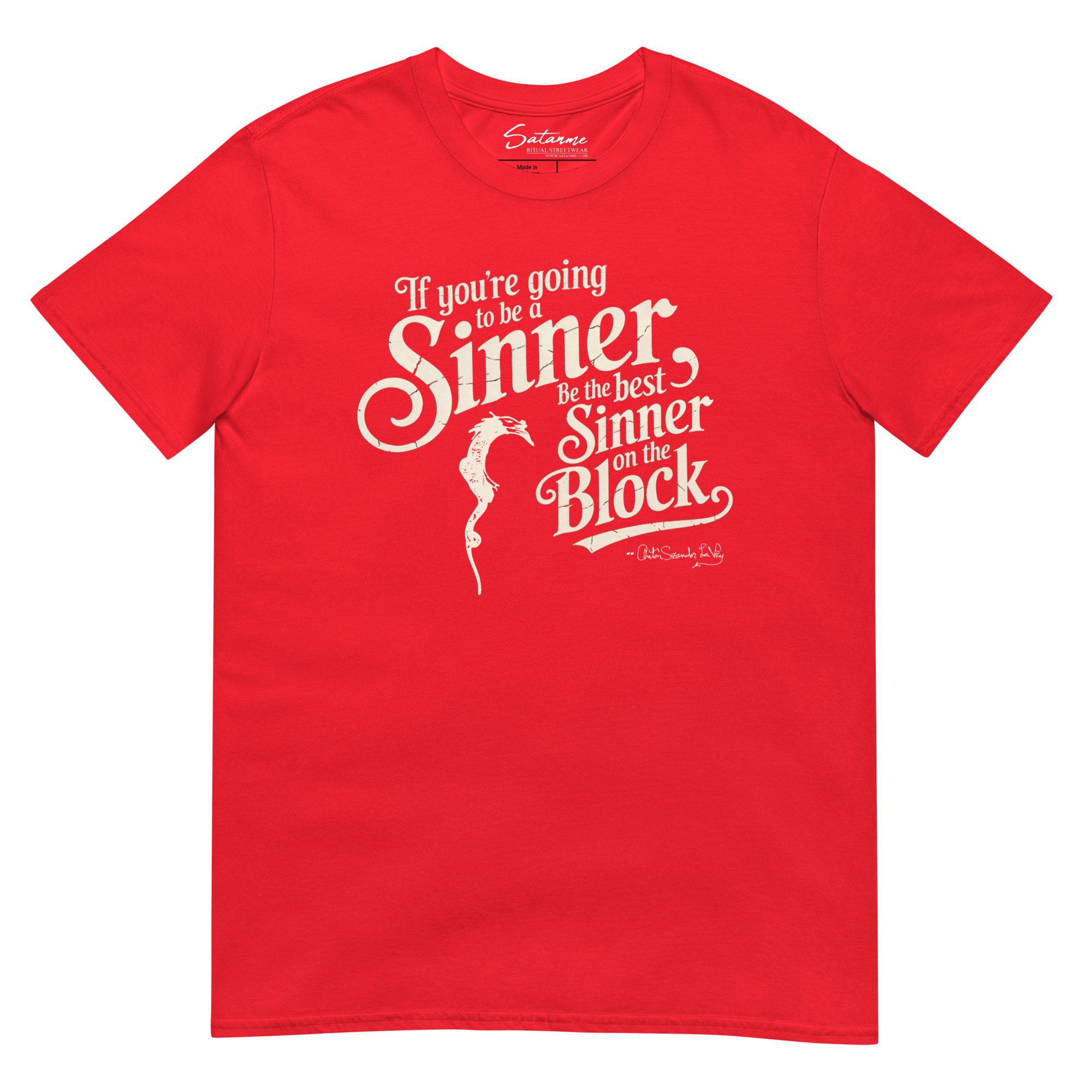 Best Sinner on the Block Shirt - Satanme