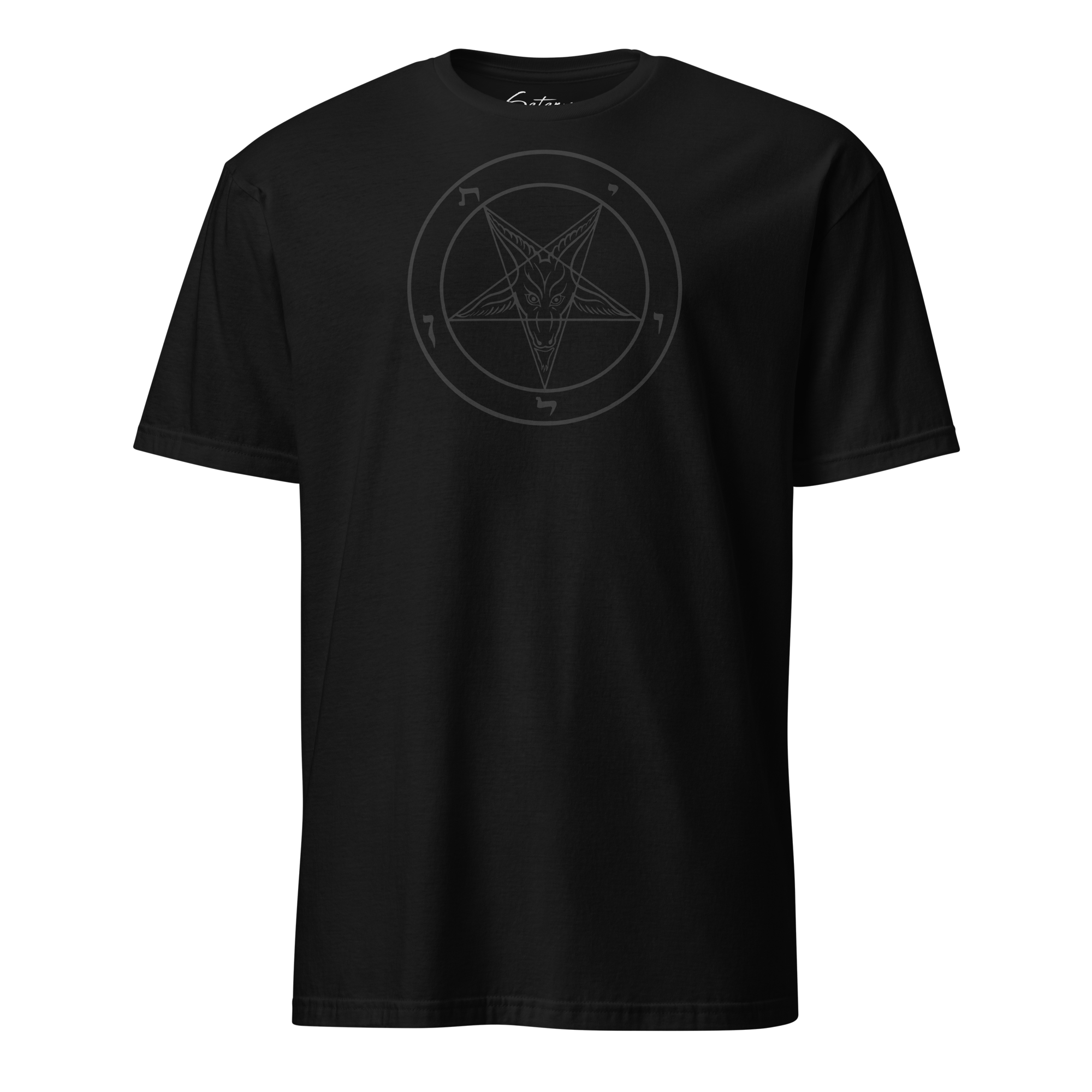 Black as Pitch Baphomet Shirt - Satanme