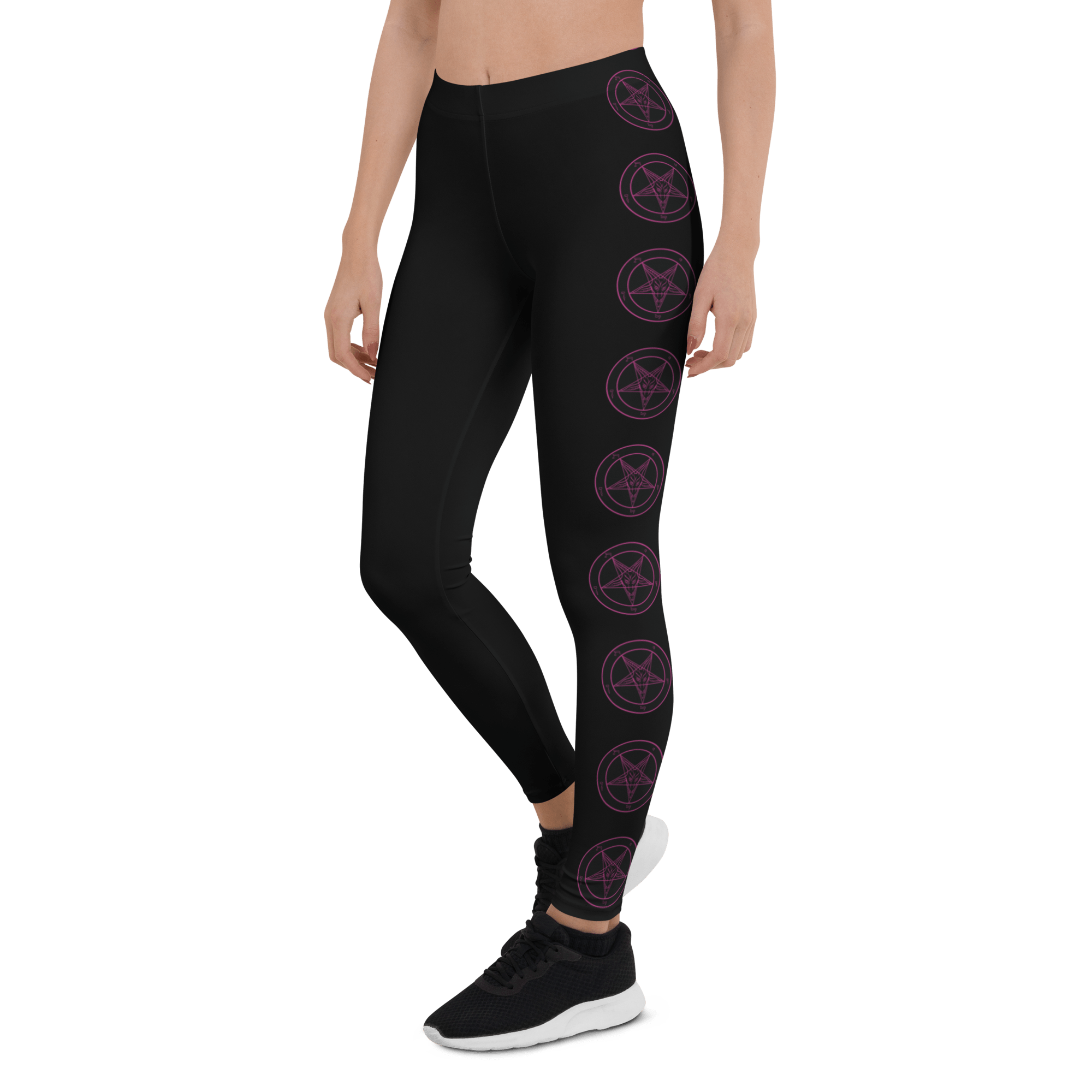 Black Satanic Bible Leggings - Satanme