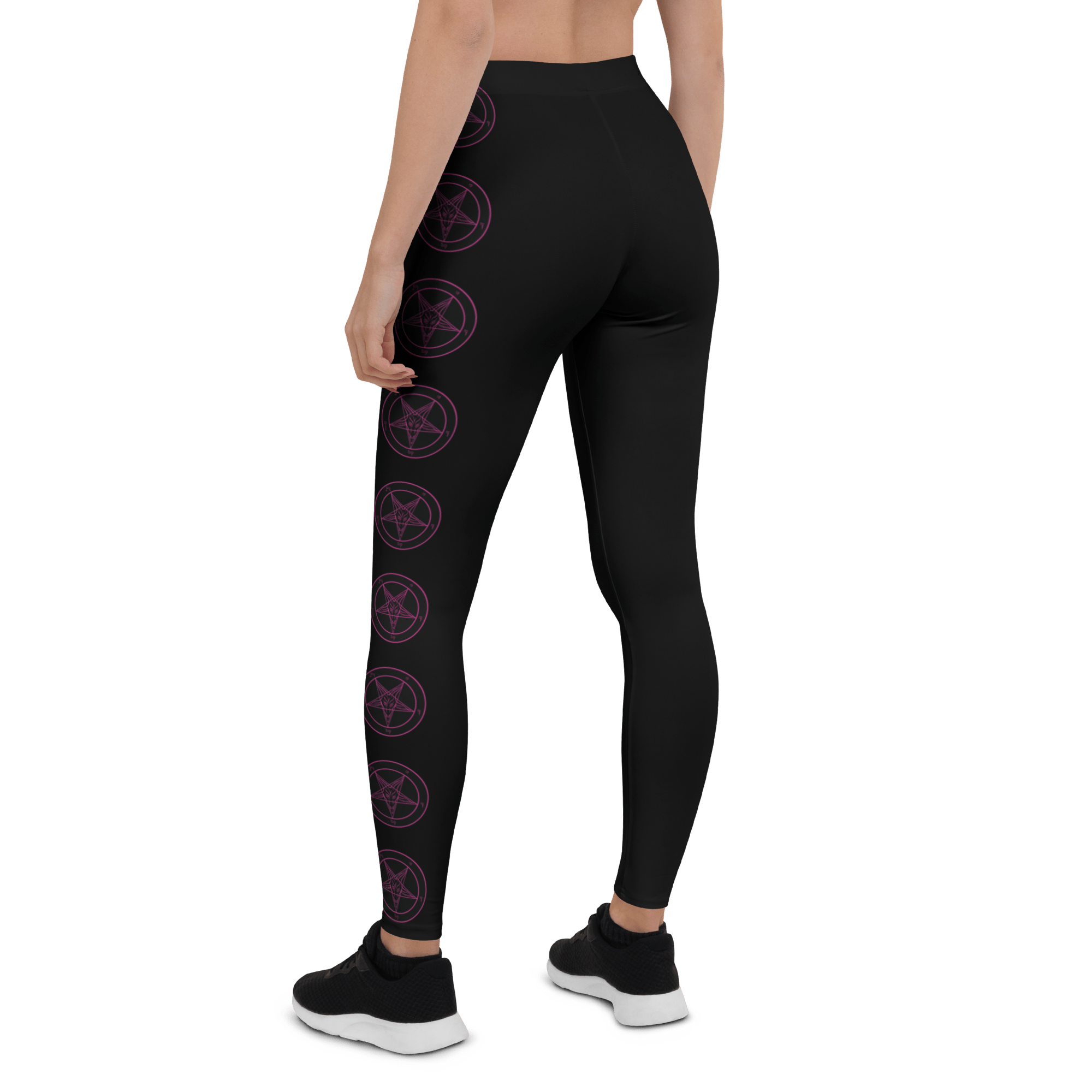 Black Satanic Bible Leggings - Satanme