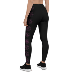 Black Satanic Bible Leggings - Satanme
