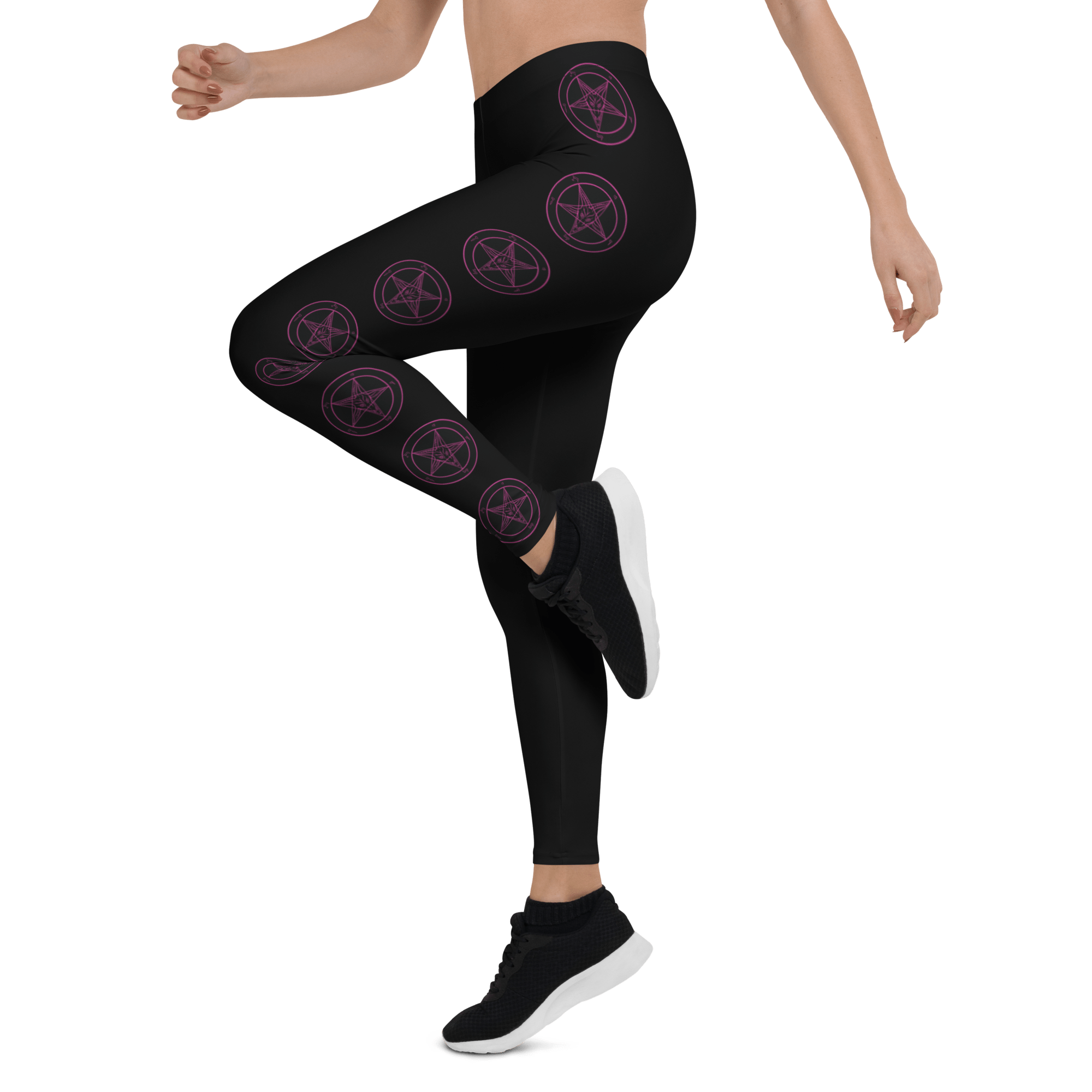 Black Satanic Bible Leggings - Satanme