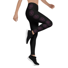 Black Satanic Bible Leggings - Satanme