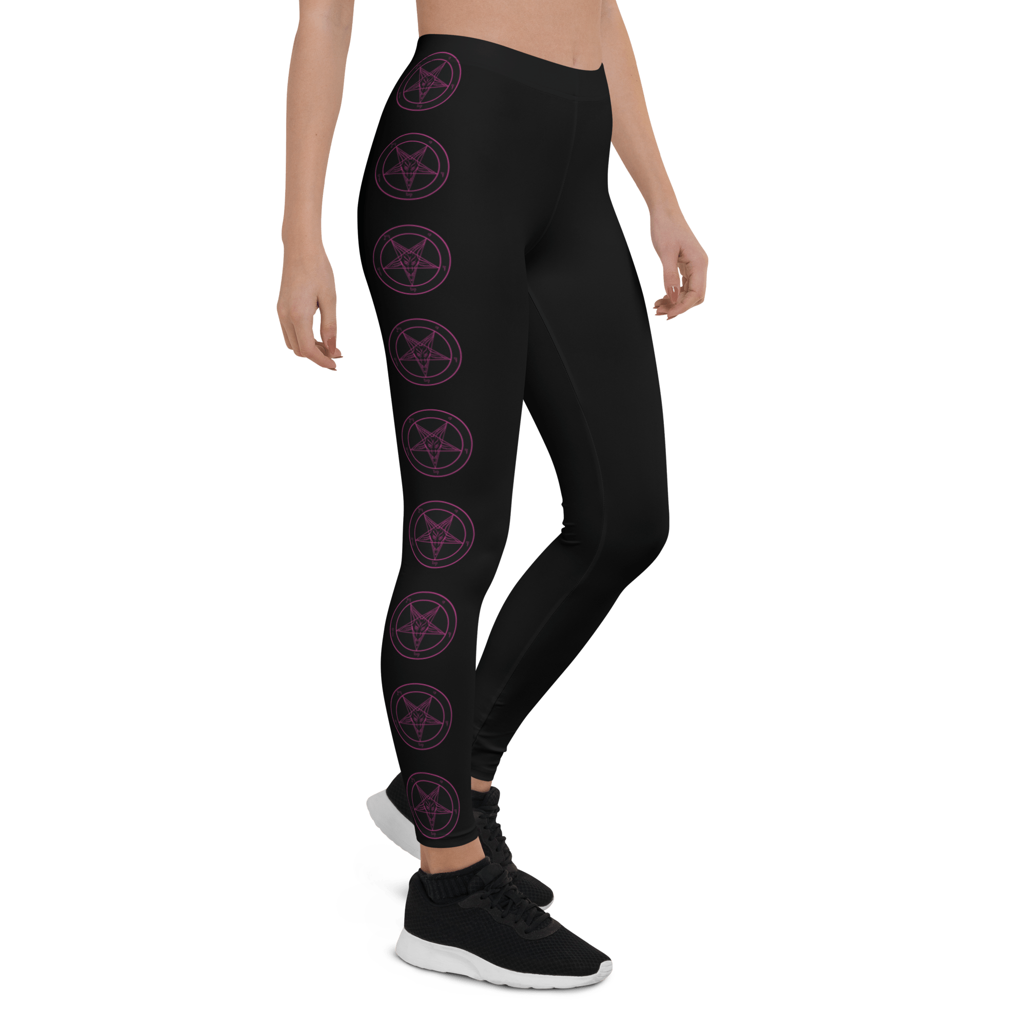 Black Satanic Bible Leggings - Satanme