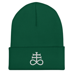 Brimstone Sigil Cuffed Beanie - Satanme