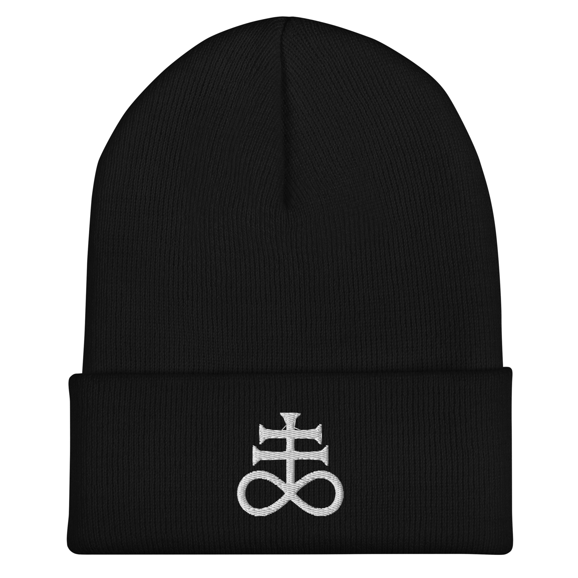 Brimstone Sigil Cuffed Beanie - Satanme