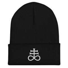Brimstone Sigil Cuffed Beanie - Satanme