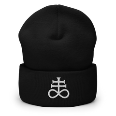 Brimstone Sigil Cuffed Beanie - Satanme