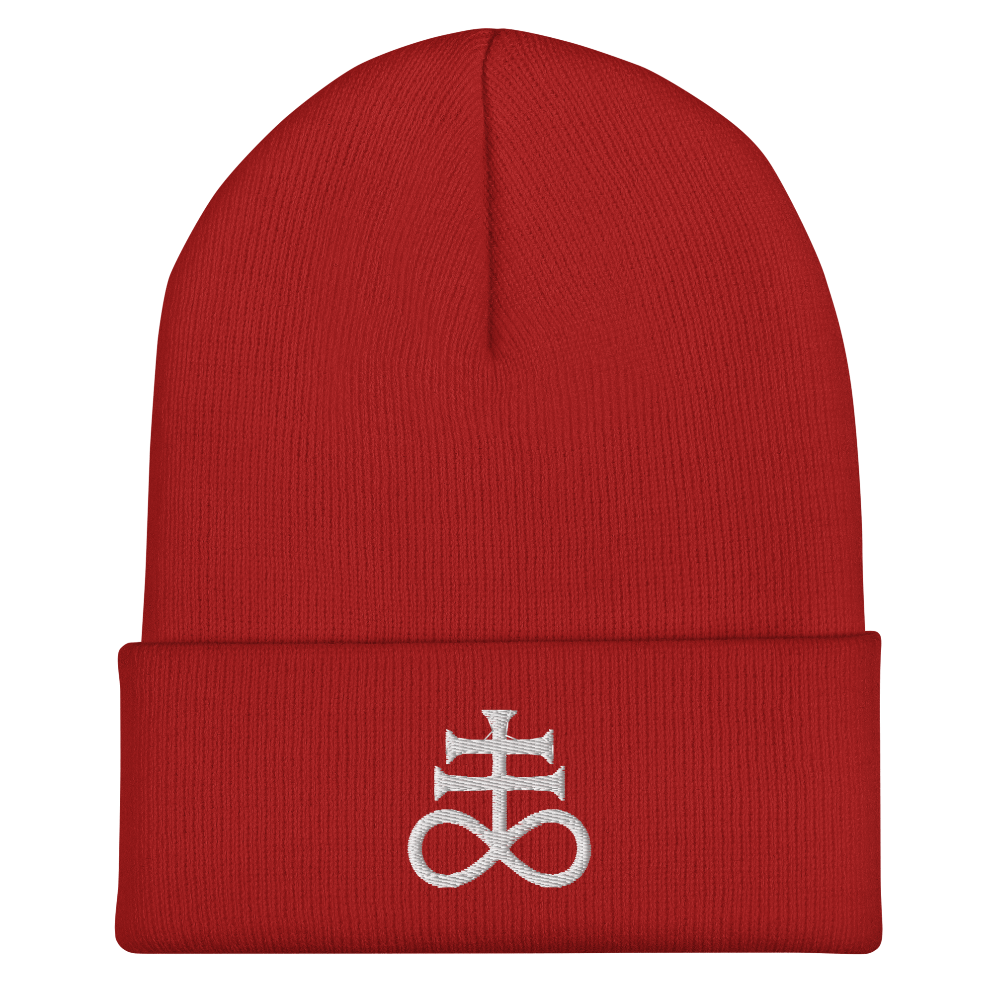 Brimstone Sigil Cuffed Beanie - Satanme