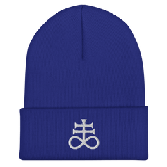 Brimstone Sigil Cuffed Beanie - Satanme