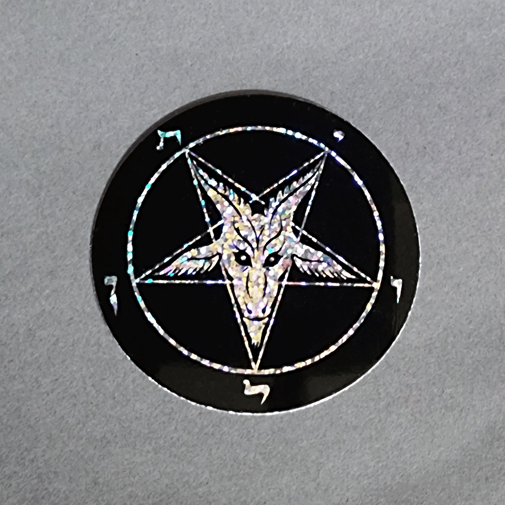 CHAOS SERIES BAPHOMET STICKERS - Satanme