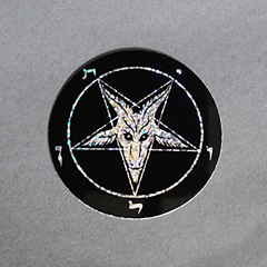 CHAOS SERIES BAPHOMET STICKERS - Satanme