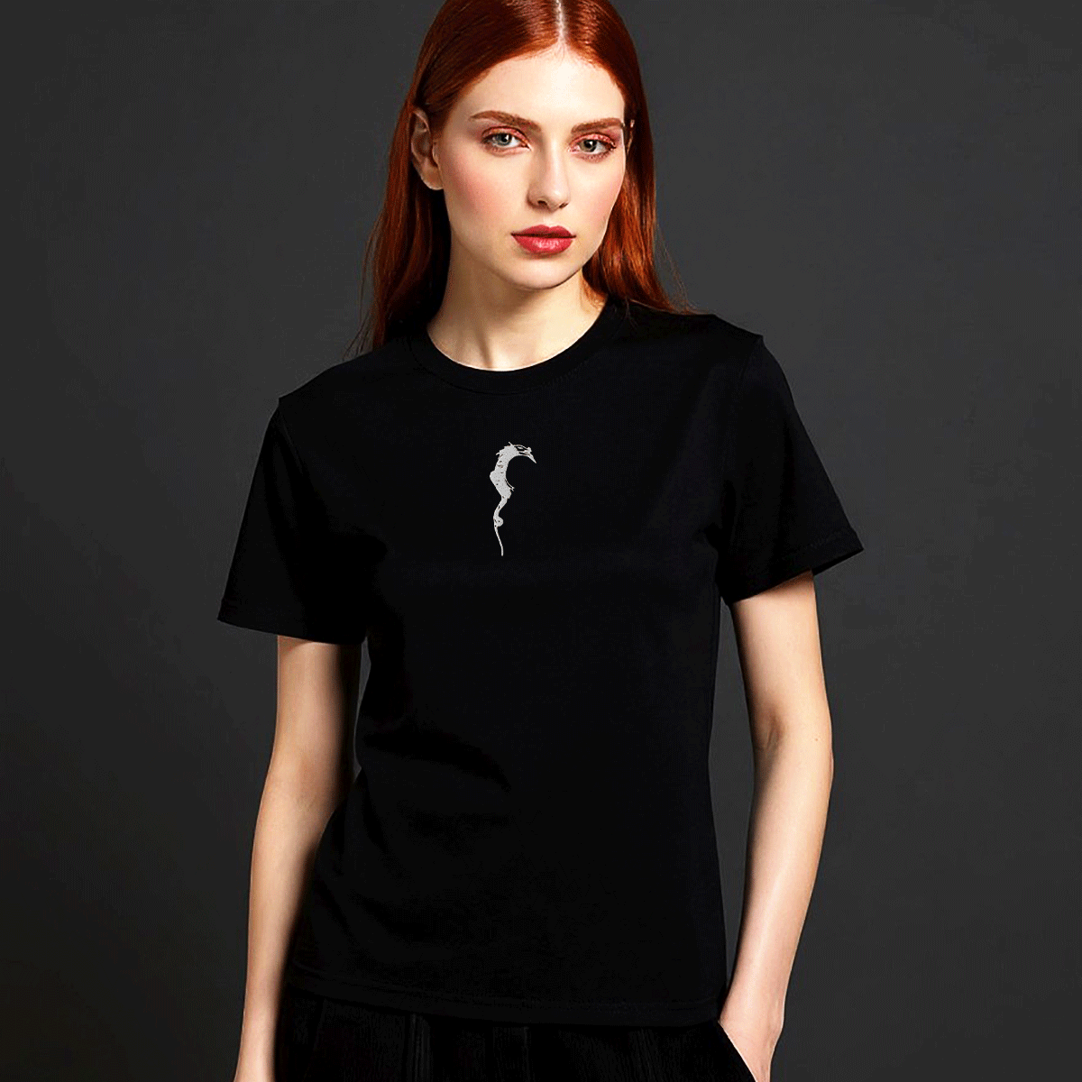 Chapter Dragon Embroidered Shirt - Satanme