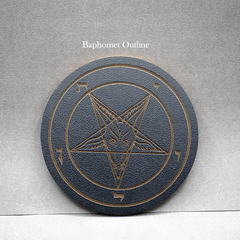 Satanme Cork & Leather Coasters - Satanme