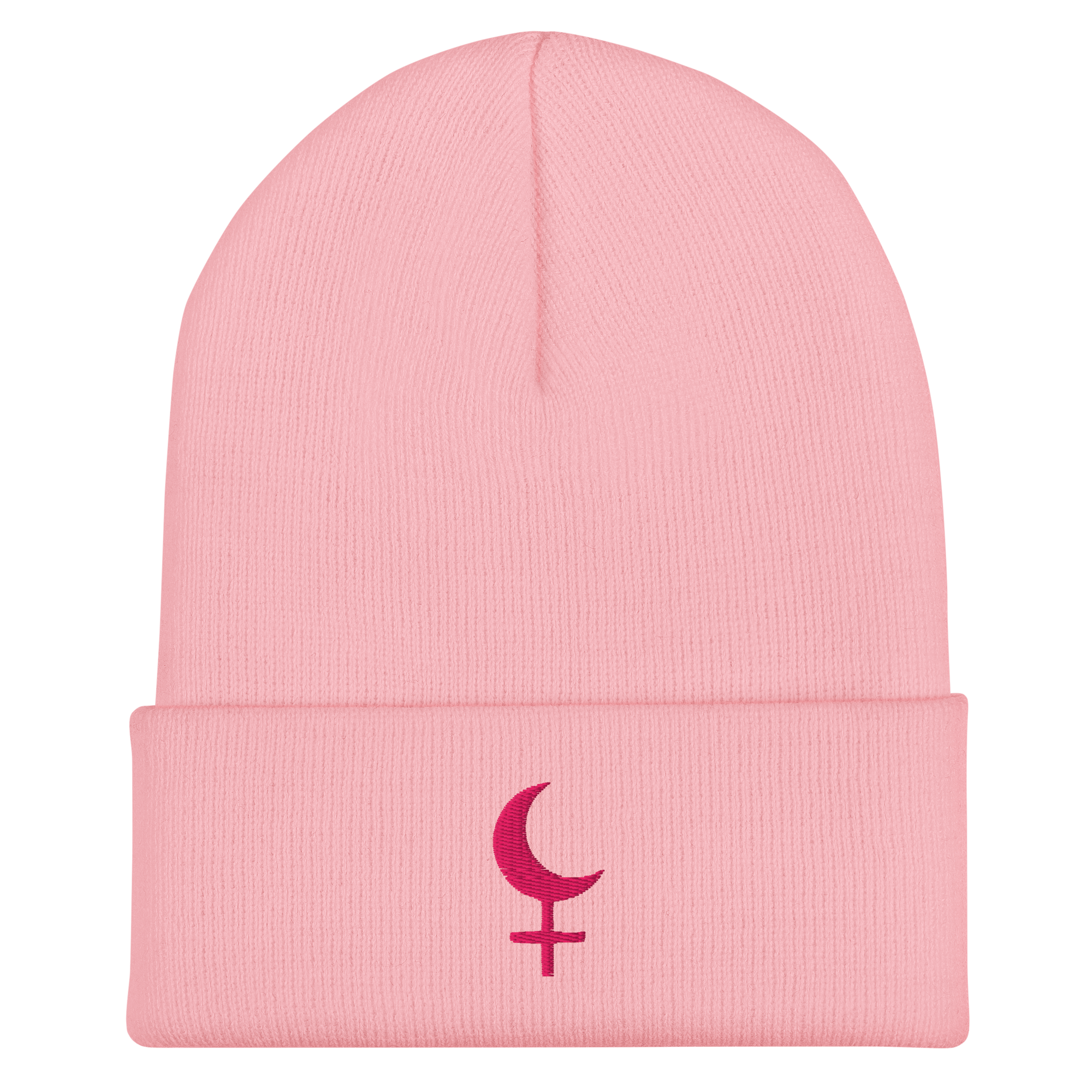 Dark Moon Lilith Cuffed Beanie - Satanme