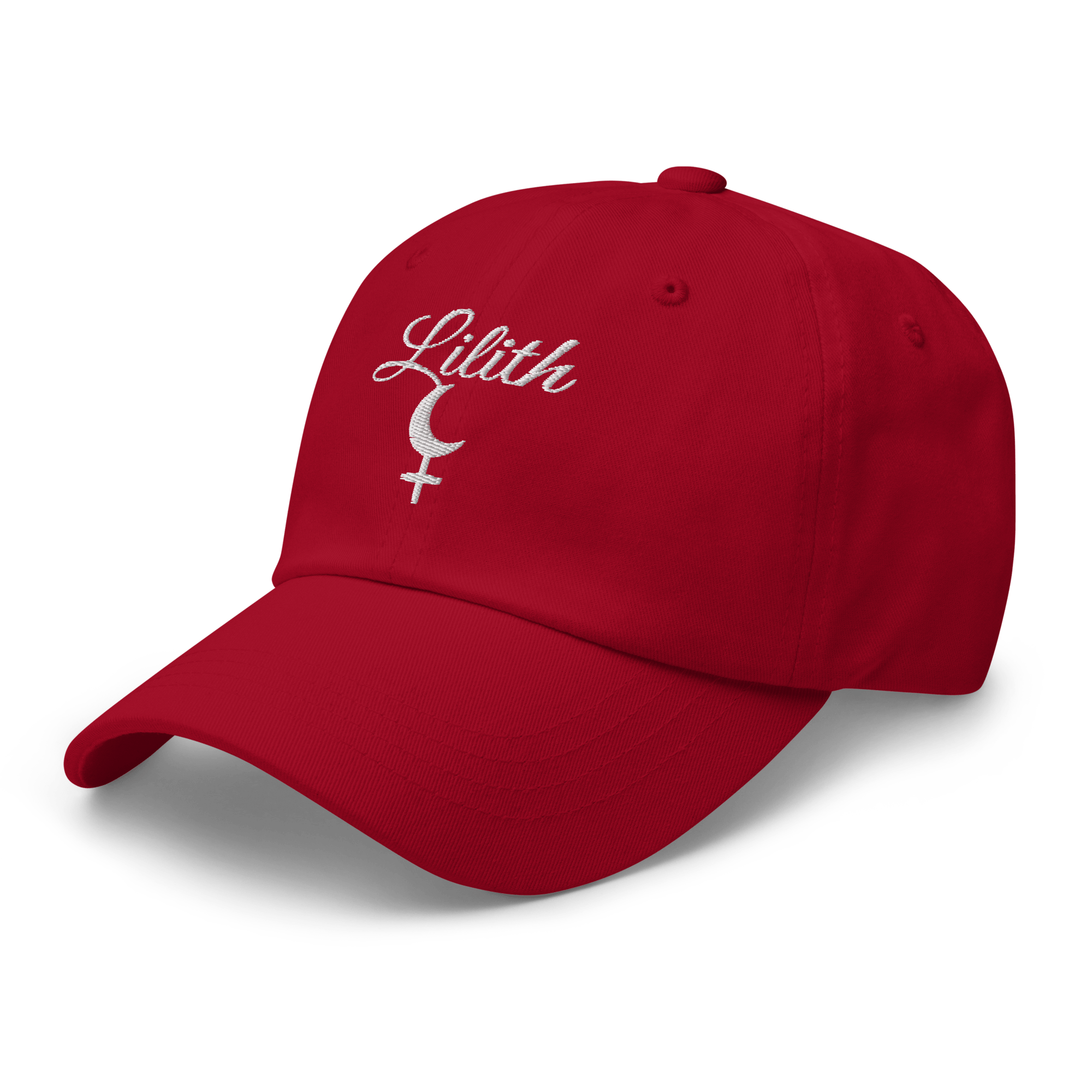 Dark Moon Lilith Embroidered Hat - Satanme