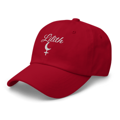 Dark Moon Lilith Embroidered Hat - Satanme