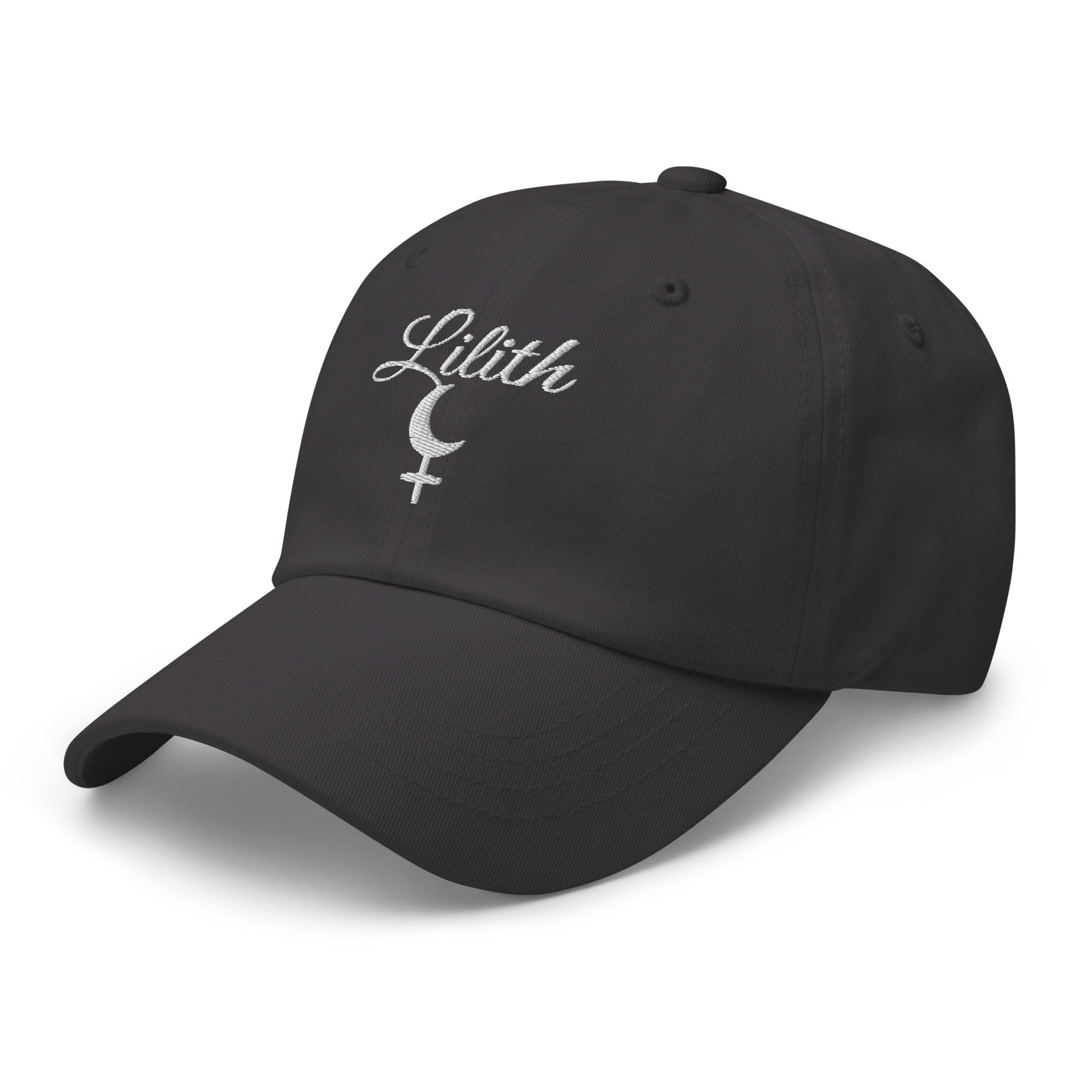 Dark Moon Lilith Embroidered Hat - Satanme