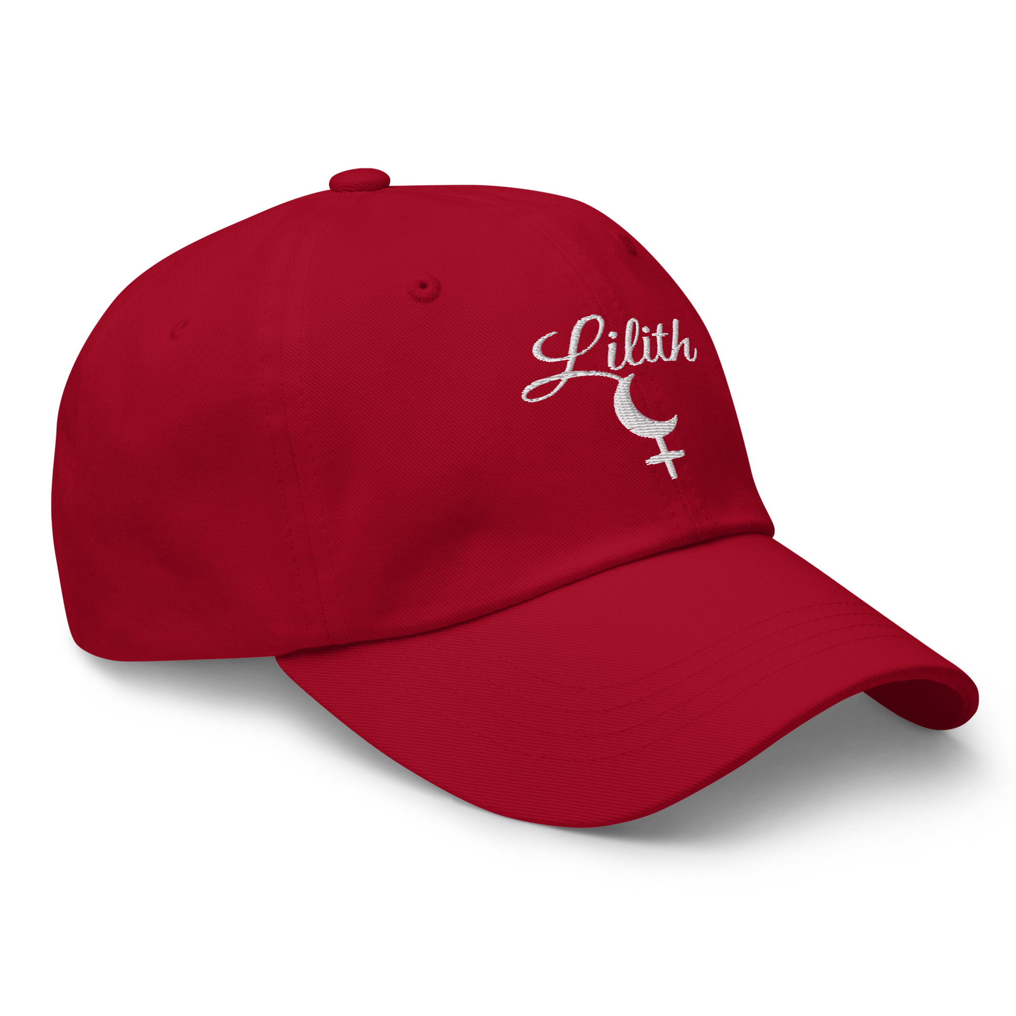 Dark Moon Lilith Embroidered Hat - Satanme