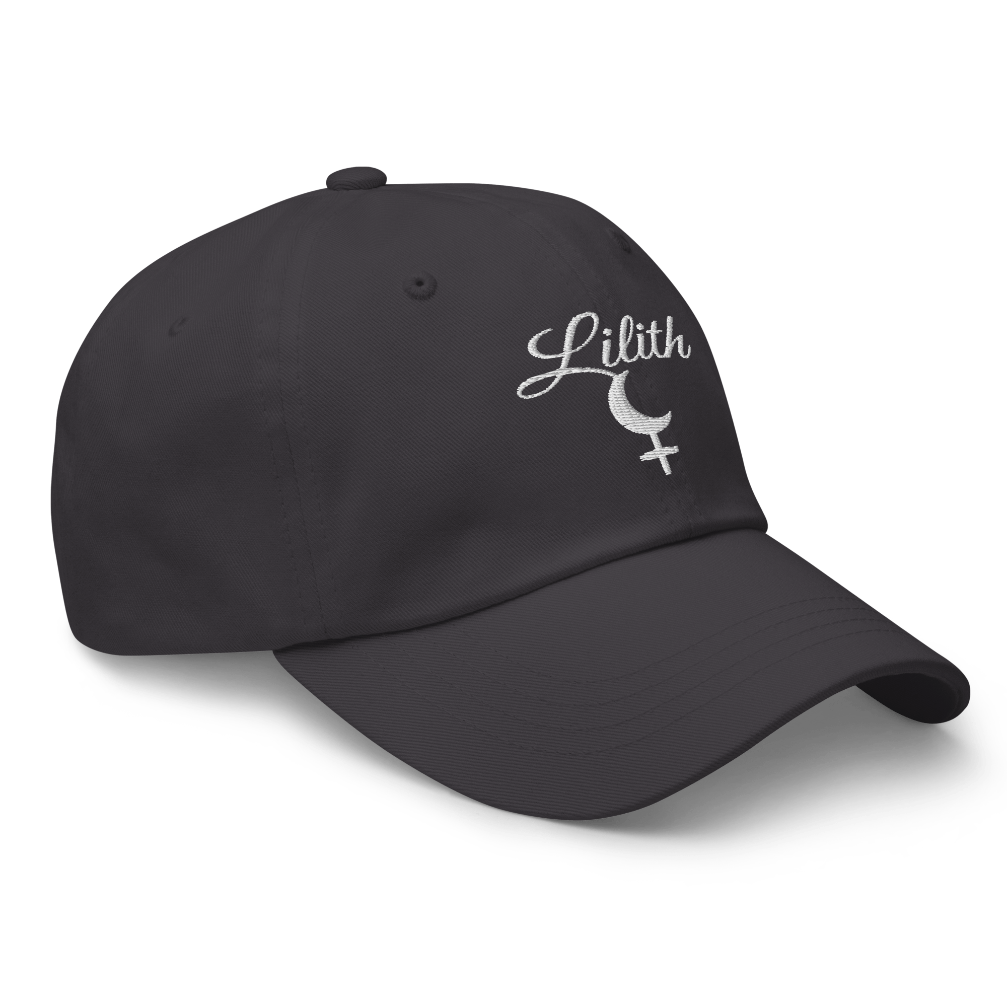 Dark Moon Lilith Embroidered Hat - Satanme