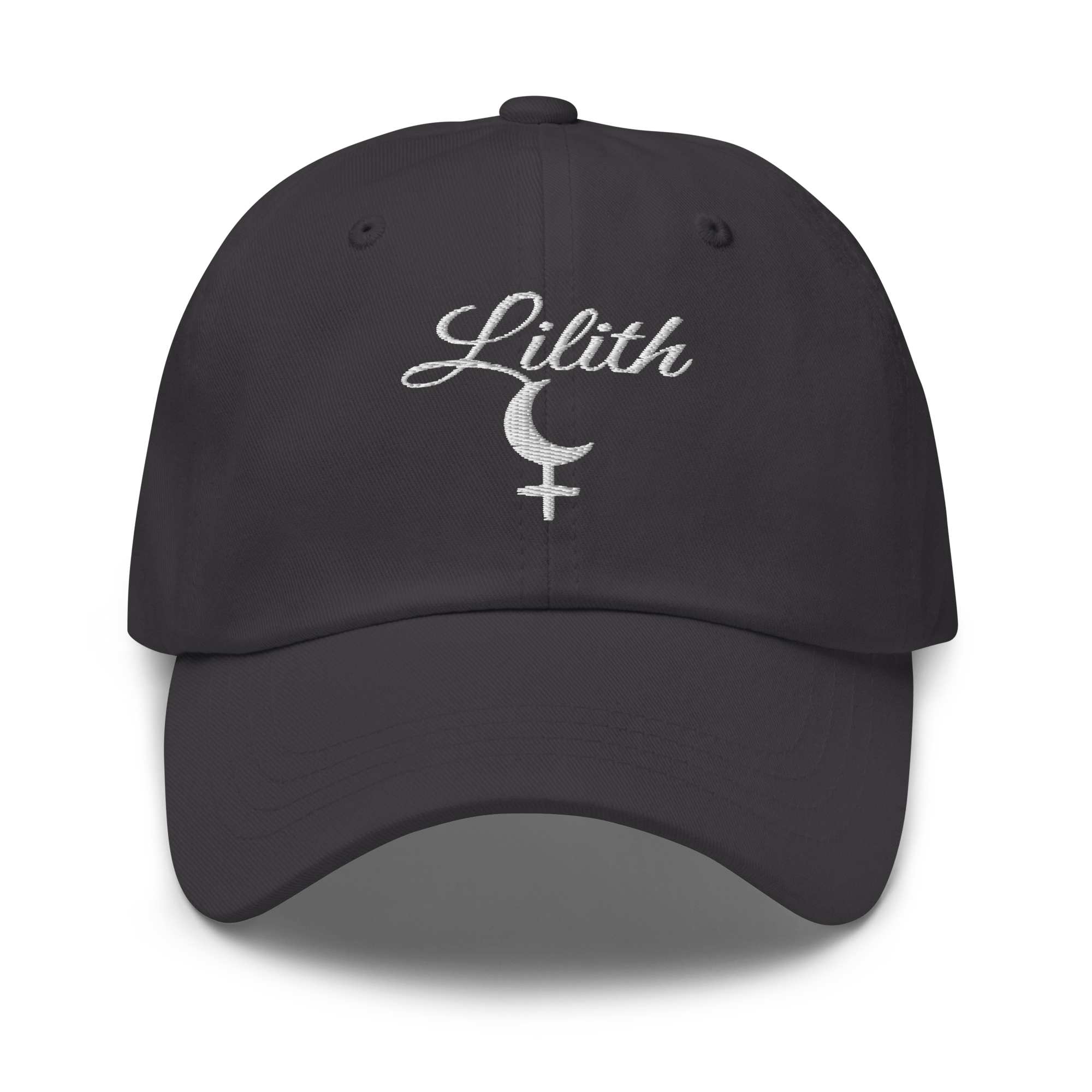 Dark Moon Lilith Embroidered Hat - Satanme