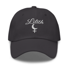 Dark Moon Lilith Embroidered Hat - Satanme