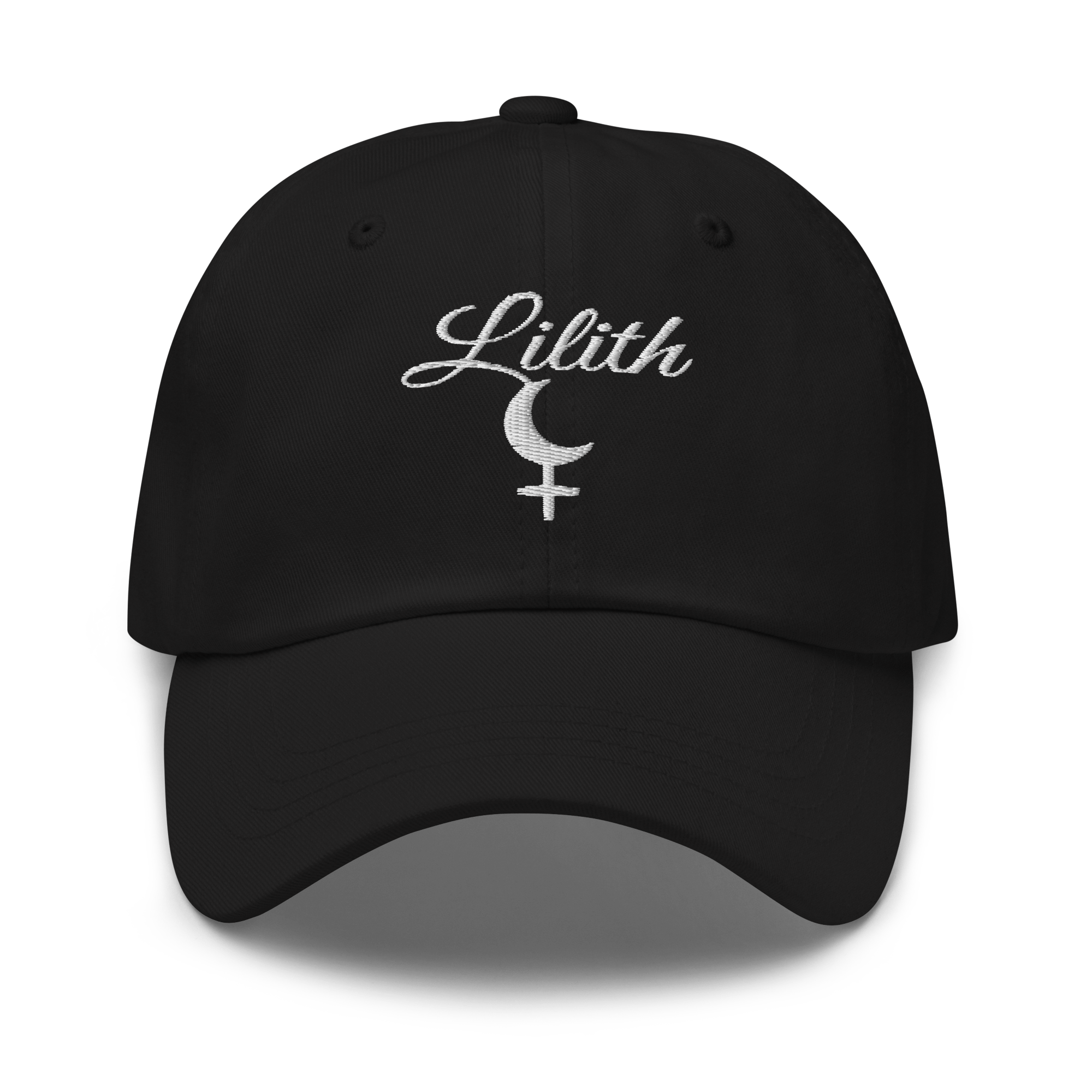 Dark Moon Lilith Embroidered Hat - Satanme