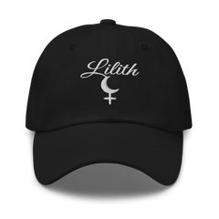 Dark Moon Lilith Embroidered Hat - Satanme