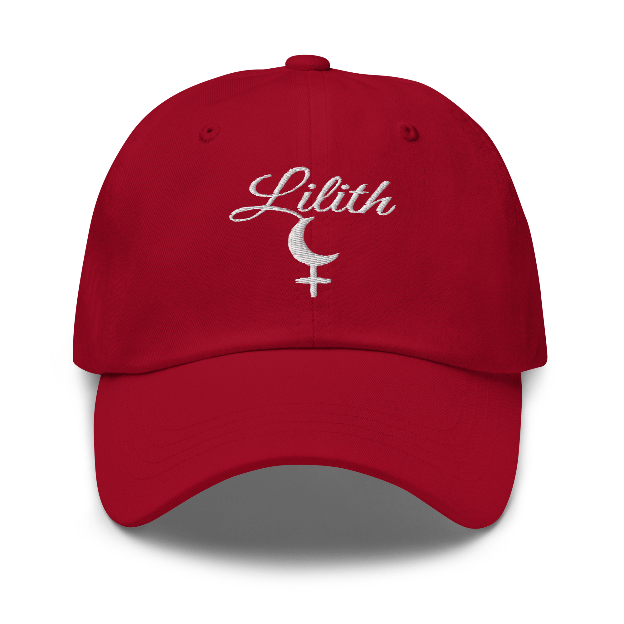 Dark Moon Lilith Embroidered Hat - Satanme