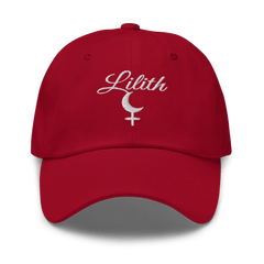 Dark Moon Lilith Embroidered Hat - Satanme