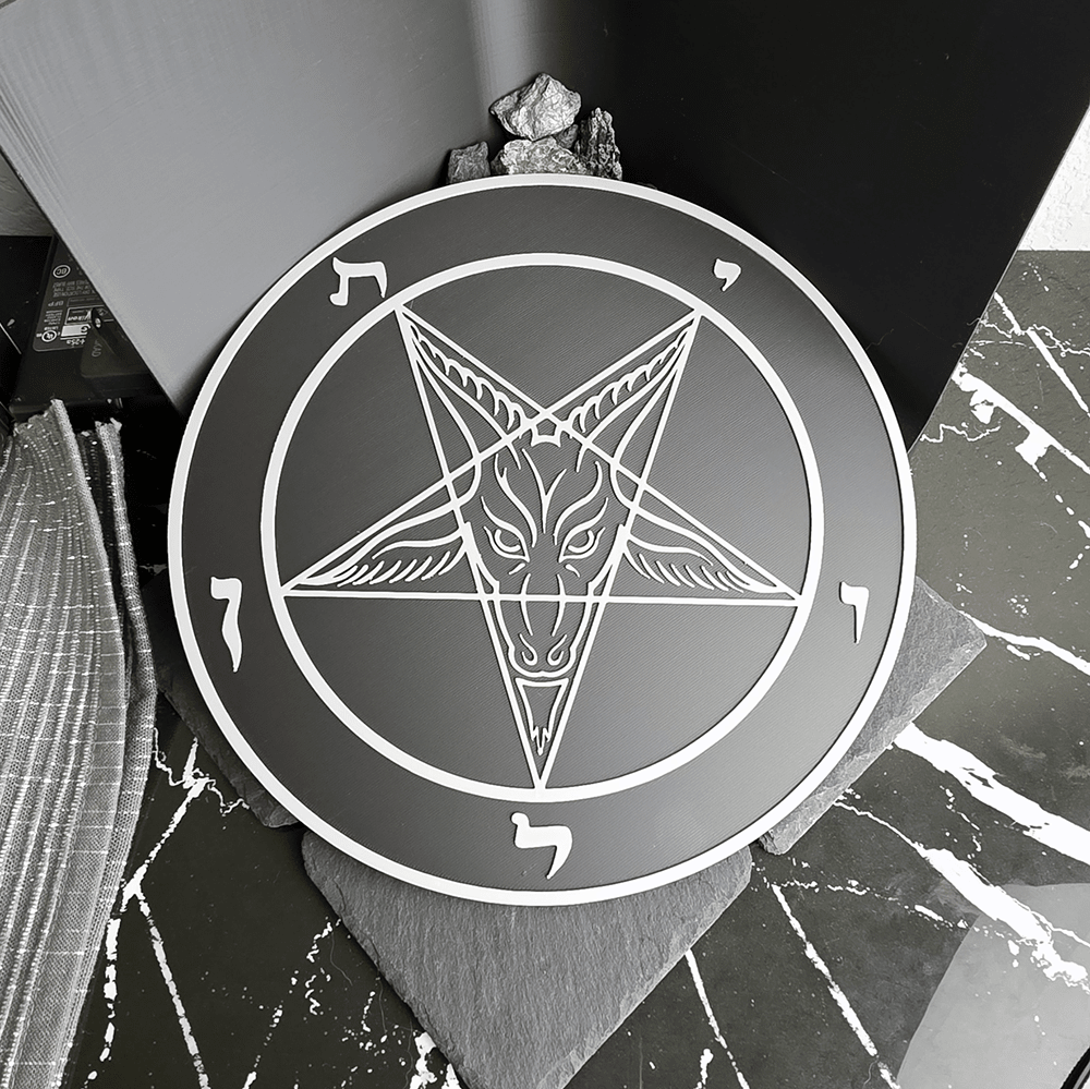 Dynamic 3D Abyssal Baphomet Plaque - Satanme