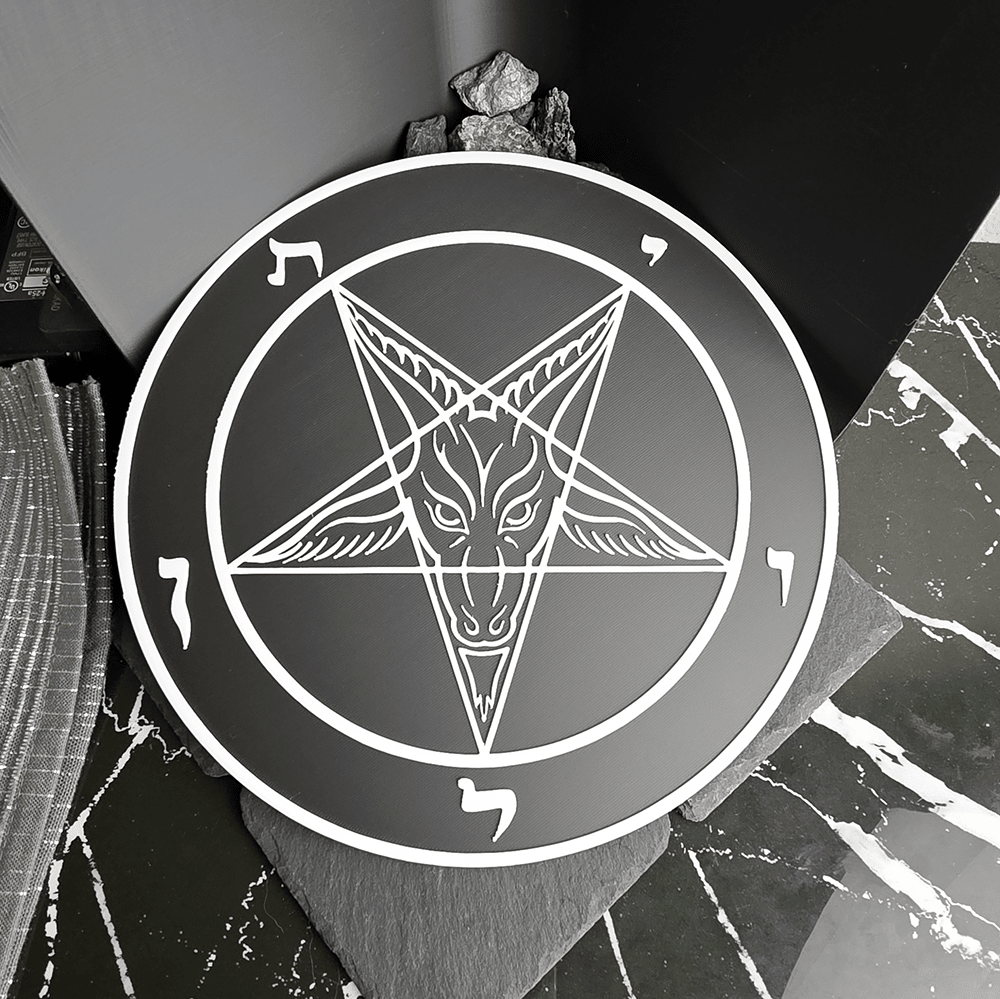 Dynamic 3D Abyssal Baphomet Plaque - Satanme