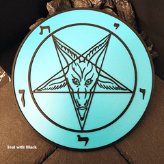 Dynamic 3D Baphomet Plaque - Satanme