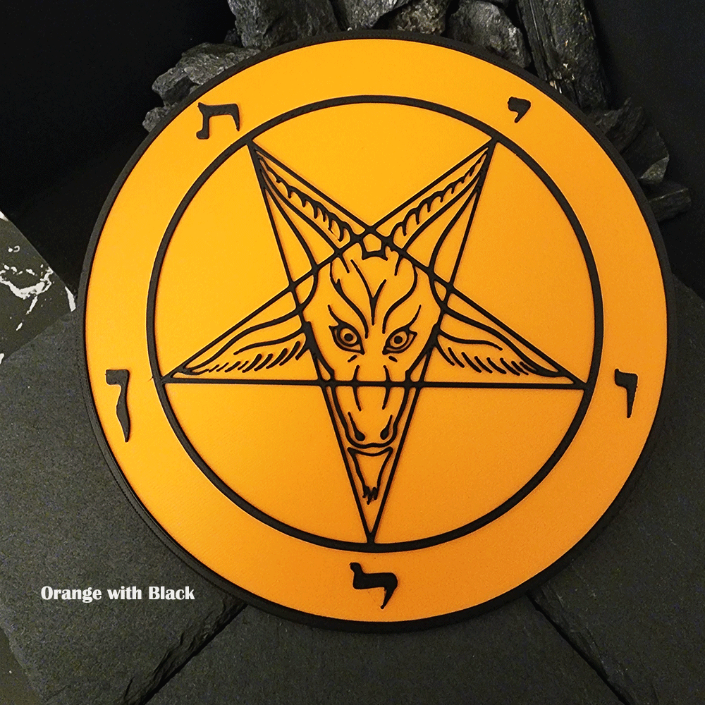 Dynamic 3D Baphomet Plaque - Satanme