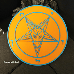 Dynamic 3D Baphomet Plaque - Satanme