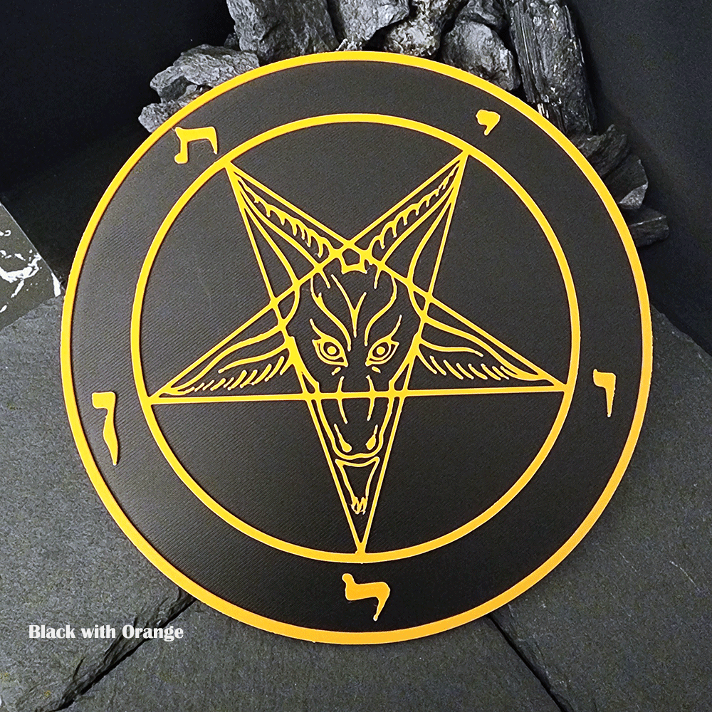 Dynamic 3D Baphomet Plaque - Satanme