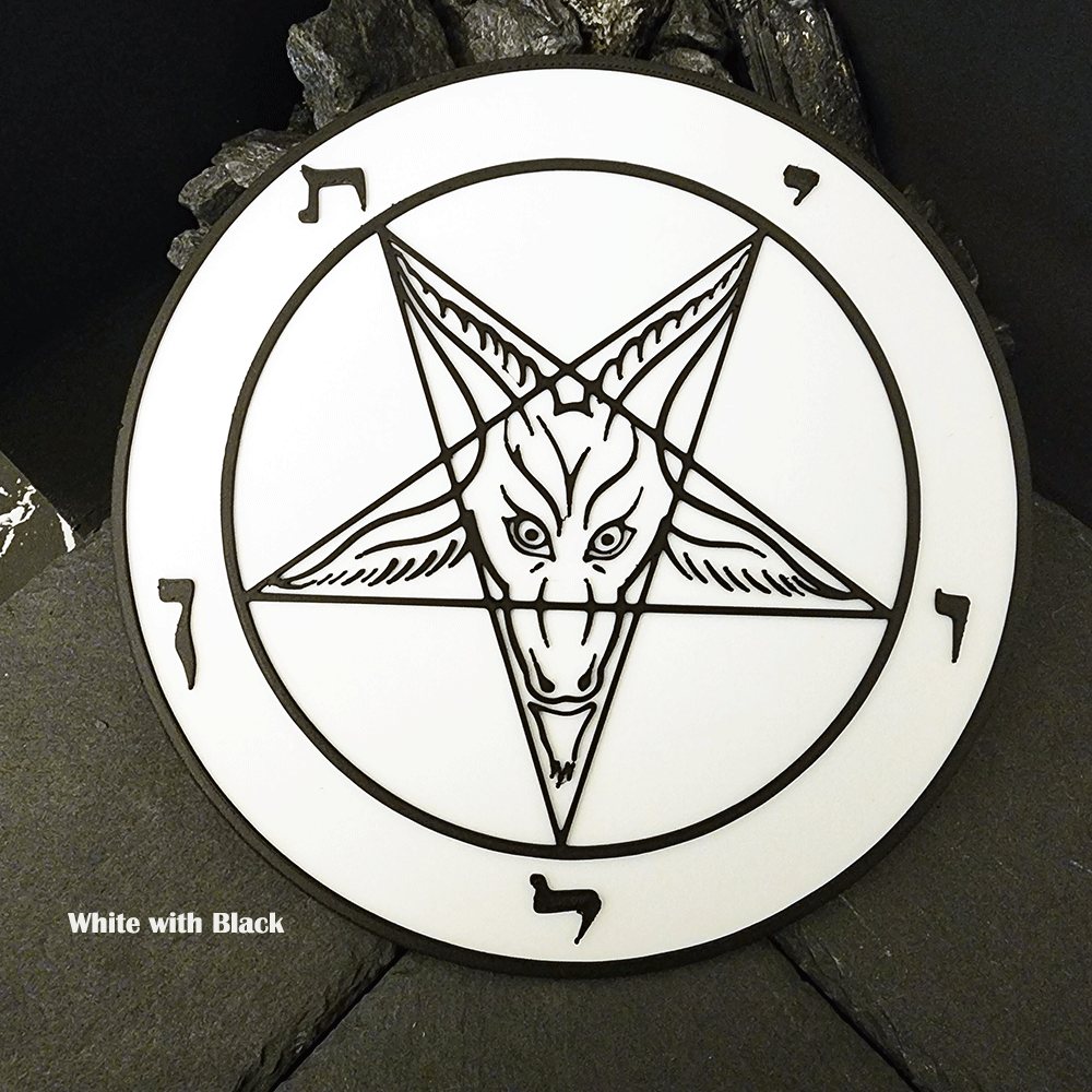 Dynamic 3D Baphomet Plaque - Satanme