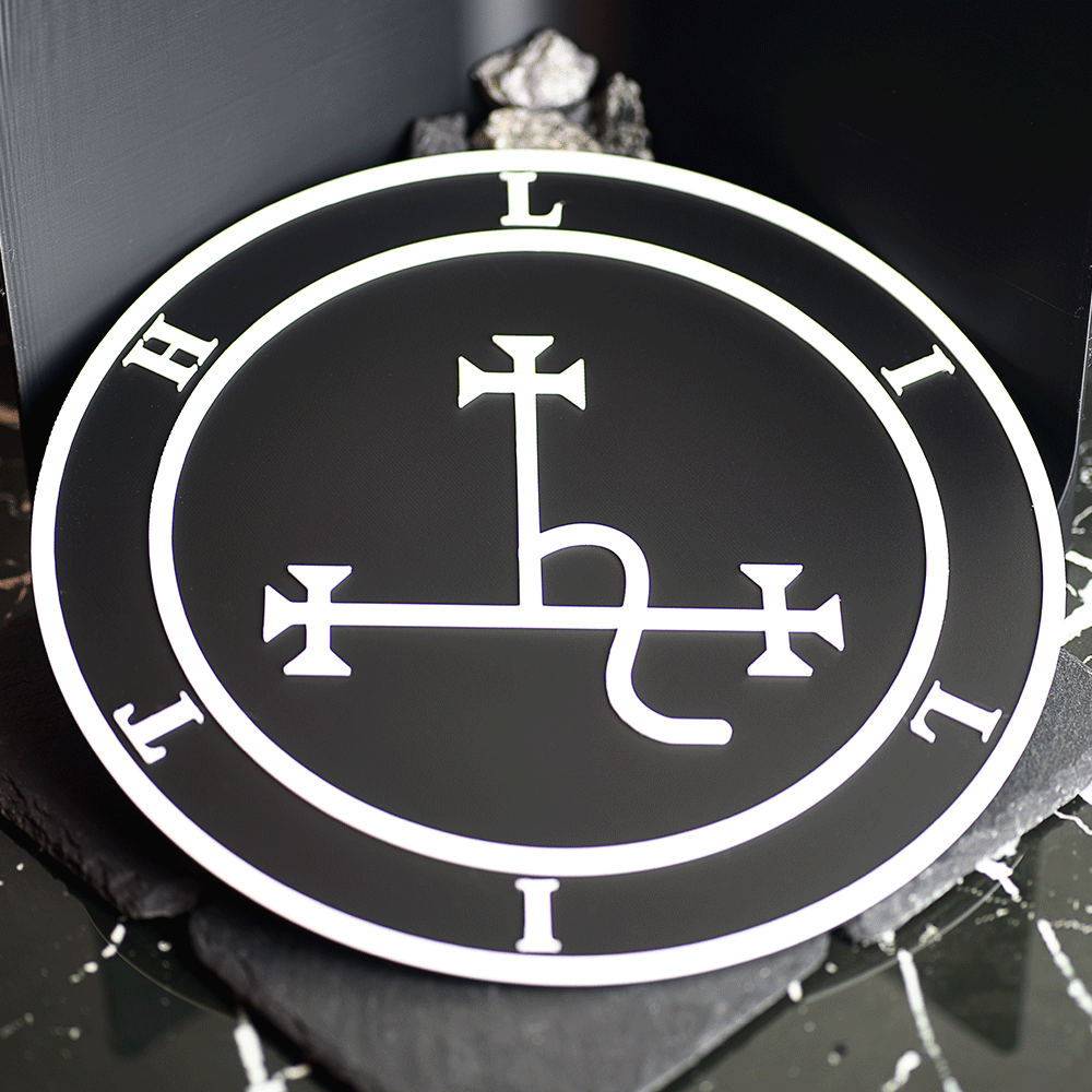 Dynamic 3D Lilith Sigil Plaque - Satanme