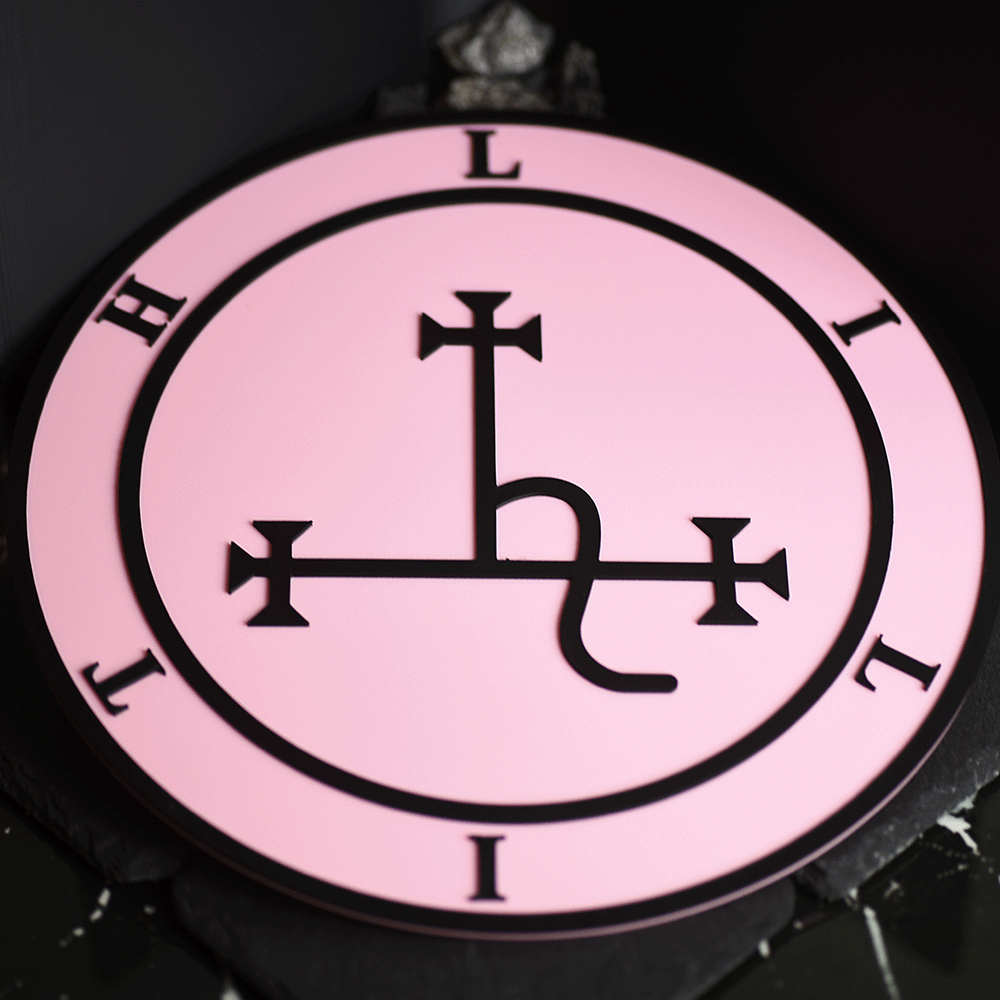 Dynamic 3D Lilith Sigil Plaque - Satanme