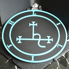 Dynamic 3D Lilith Sigil Plaque - Satanme