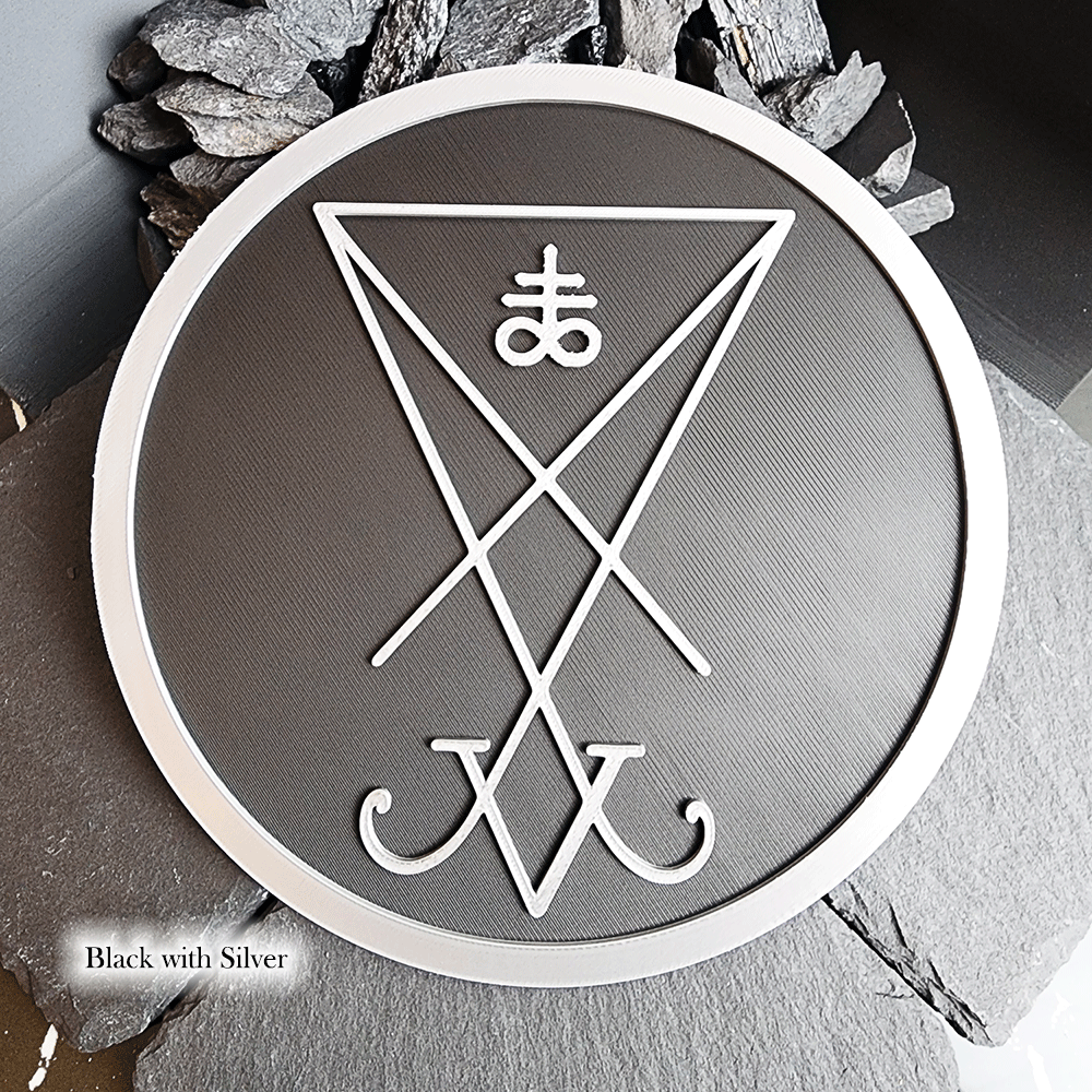 Dynamic 3D Lucifer Plaque - Satanme