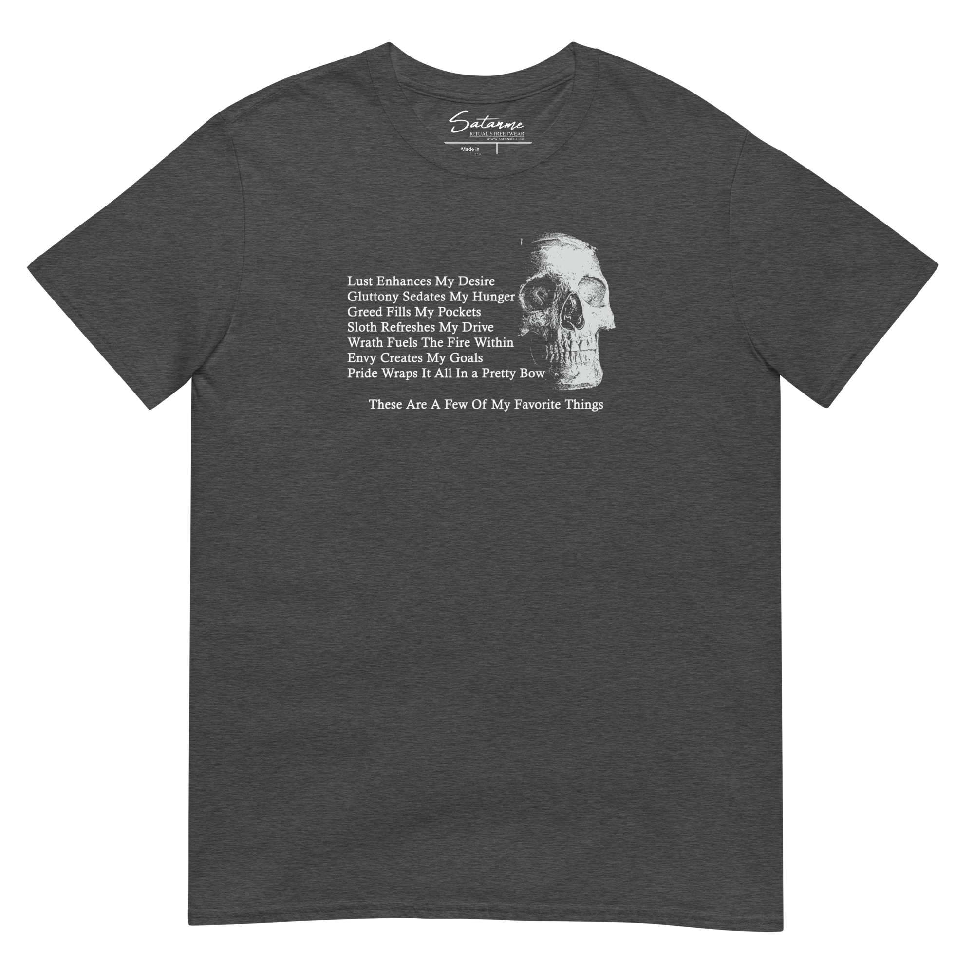 Favorite Sins Shirt - Satanme